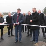 Uroczyste otwarcie przebudowanych dróg