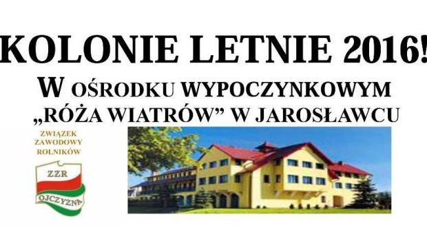 Kolonie letnie dla dzieci rolników