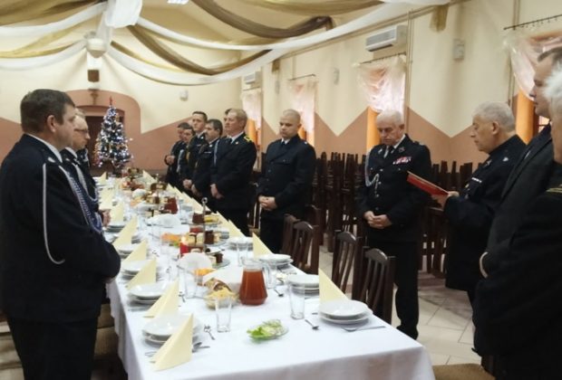 Spotkanie opłatkowe strażaków