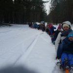 Pędzą sanie w Żelazowicach