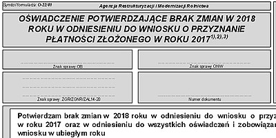 Agencja Restrukturyzacji i Modernizacji Rolnictwa informuje