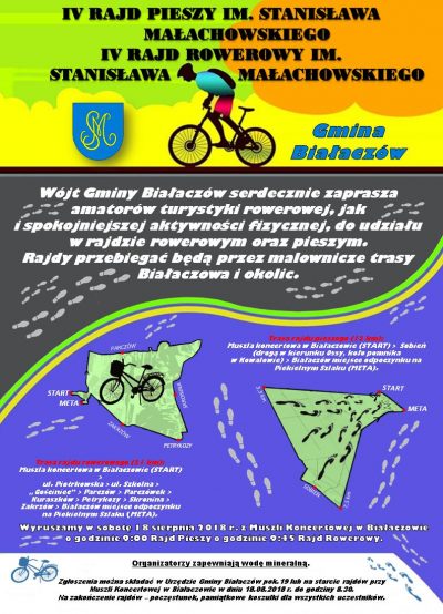 Plakat Na Rajdy 2018 rok A4